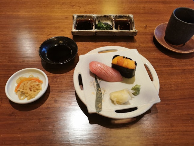 Otoro And Uni Sushi