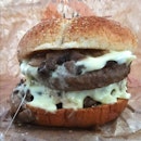 Double Angus beef Mushroom Swiss burger (12sgd)