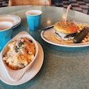 Mac and Cheese ($18) And Wagyu Burger ($28)