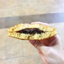 Ate this dorayaki from #FourLeaves with an exploding stomach bc I was having this mad craving for very sweet food (idk why??