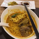 Chiang Mai Curry Noodles with doubled braised brisket @ $13.90++.