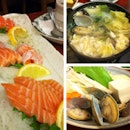 Lunch~  @robbie_goh @stanyeow  #food #japanese #sushi #zanmai #salmon #lunch #sunday