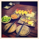 Dinner v ❤  @kimijolavine  #new #year #dinner  #kinsahi #japanese #jb