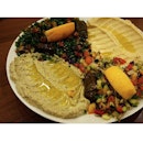 #HUMMUS & #BABAGANOUSH !!!😱😱 #cravingssatisfied 😌❤ #food #SabaRestaurant