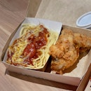 1Pc. Chickenjoy w/ Jolly Spaghetti & Drink ($7)