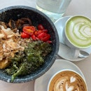 Matcha, Coffee, And Japanese Rice Bowl