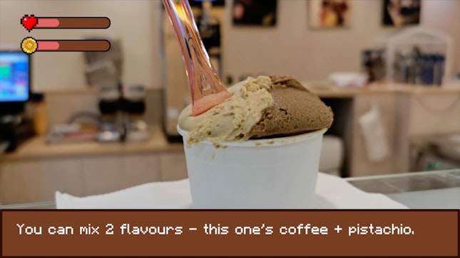 Pistachio & Coffee Ice Cream