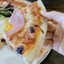 Beautifully Charred Thin Crust Pizza