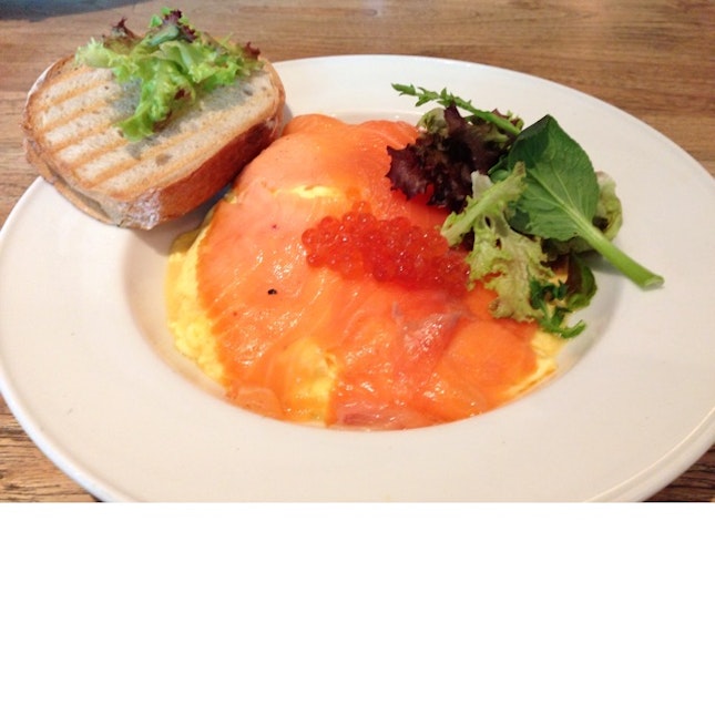 Scrambled Eggs with Salmon Roe ($12)