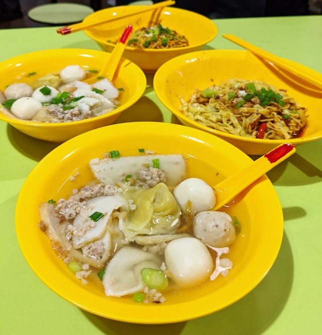 Dry Fishball Noodle