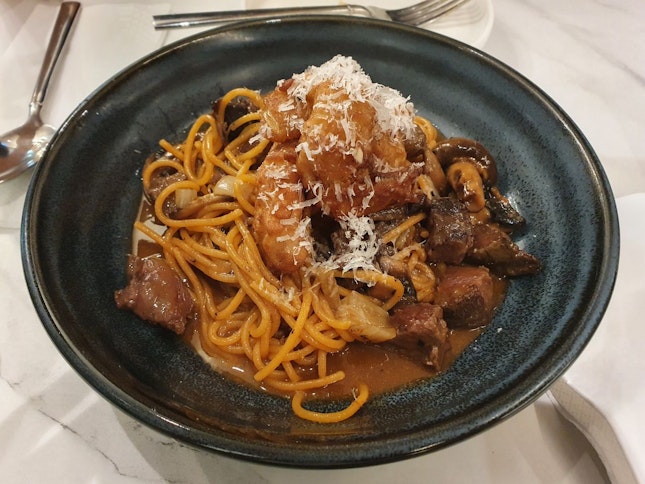 Ragu With Spaghetti (Full Sized)