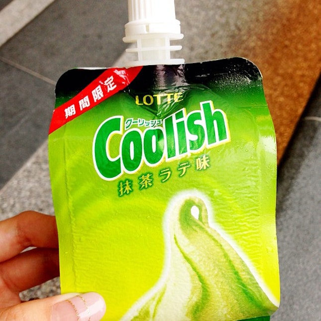 Coolish matcha, almost had it in Tokyo, but chose calpis ice cream instead.