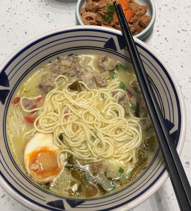 Spicy and Sour Beef La Mian (~$8 With Burpple Deal)