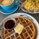 Love The Waffles And Eggs!