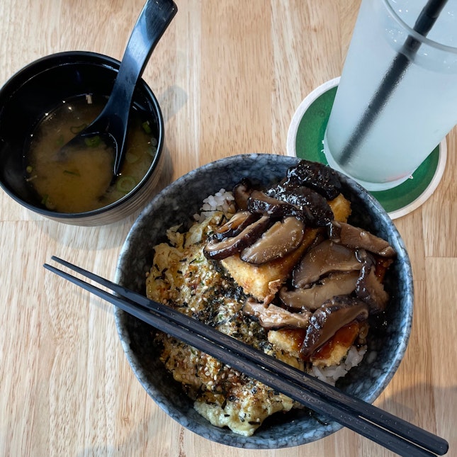 Fried Tofu Rice Bowl