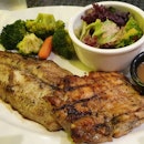 Chargrilled Chicken Chop & Fish