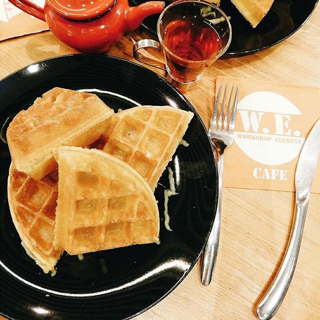 'A waffle is like a pancake with a syrup trap.'
