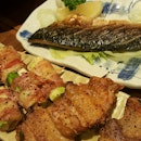 Grilled Skewers & Saba Fish