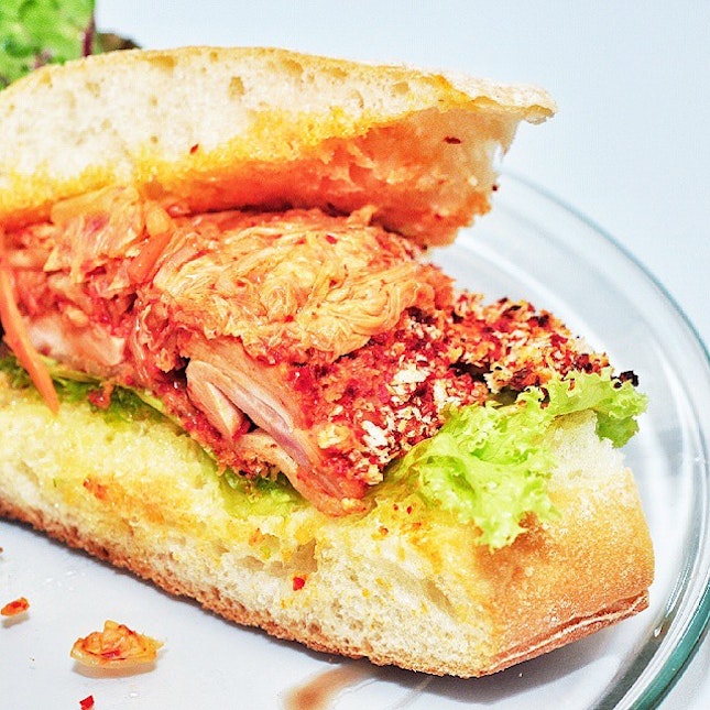 Korean 'Fried' Chicken Sandwich