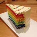 #rainbowcake ($8.50) from #woodshed204

A cooler way of taking rainbow cake in my opinion.