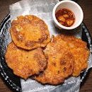 Kimchi Pancake from Nyam Nyam Chicken & Beer, steps away from Chin Mee Chin Confectionery along East Coast Road.