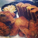 Definitely a day for fried chicken & waffles.