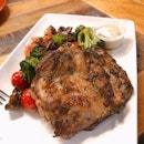 Chicken Steak With Buttered Cooked Vegetables (U.P.$19.90; On Burpplebeyond)