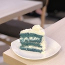 Blue Pea Coconut Cake