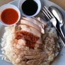 Chicken Rice With Free Flow Soup