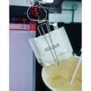 Morning Latte ~ 😁☕
#latte #tuesday #sleepy #burpple #foodporn #instafood #instagram #colourgram #instapic