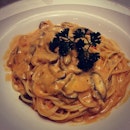 Creamy mushroom pasta #burpple #foodporn #dinner