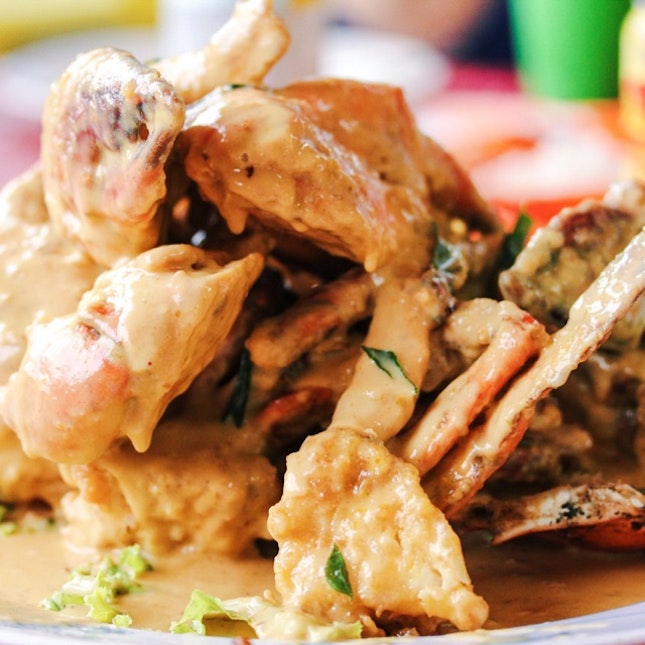 Fried Salted Egg Crab