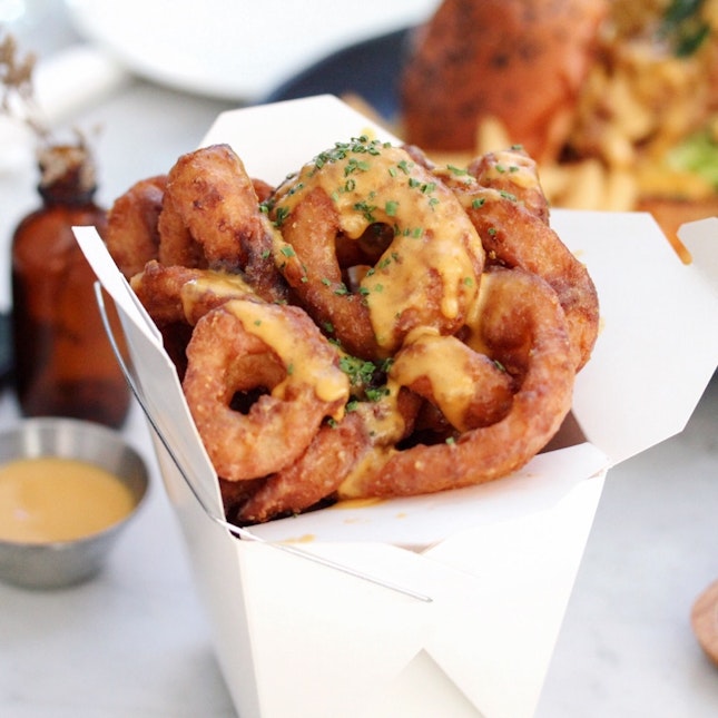Salted Egg Onion Rings