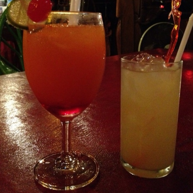 Tequila Sunrise & Malibu