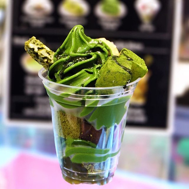 This parfait was everything a #matcha lover could ask for.