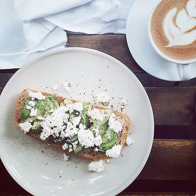 Nothing beats avocado on toast on mornings like this.