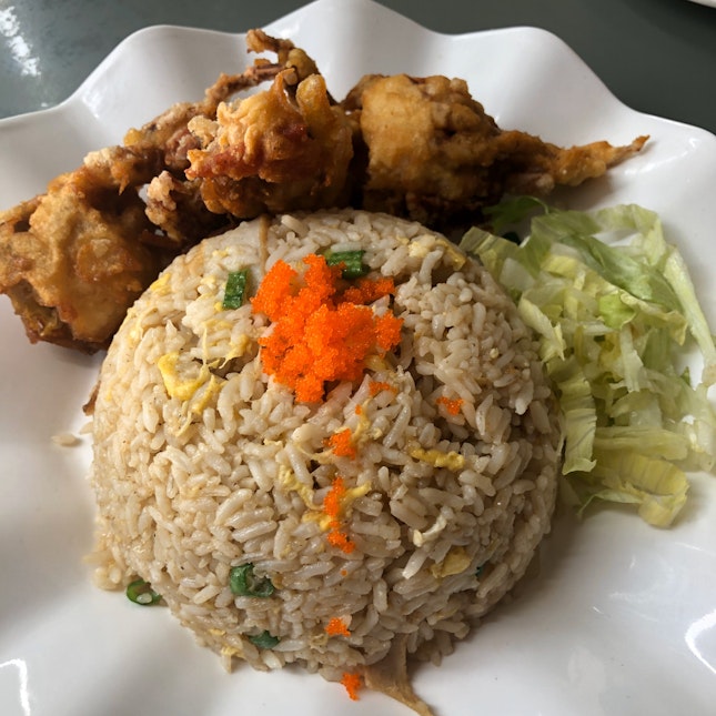 Fried Rice With Soft Shell Crab