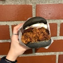 Nasi Lemak Ayam Rendang Burger