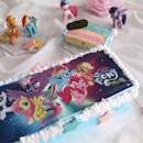 Have a magical Christmas as @Swensen and @MyLittlePony collaborate to bring to you these iconic characters on a limited edition ice cream log cake, The Mane 6 ($58 for 1kg)•A picture of "My Little Pony" across the top and adorned with delicate chocolate stars.