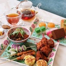 Peranakan afternoon tea in the newly renovated Waterfall Lounge.