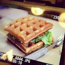 Waffle Burger #burpple