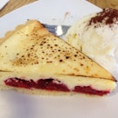 Strawberry cheesecake tart