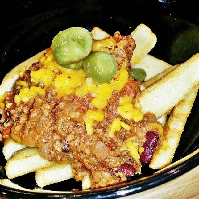 Chili Con Carne Fries @ Aria (Cafe) SUTD.