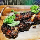 Sweet & Sour Soya Glazed Tandoori Jerky Lamb Ribs (SGD $24.90) @ Maziga Cafe & Bollywood Club.