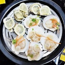Scallops (SGD $12), Oysters (SGD $6.50) @ Just Steam.