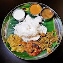 Rice Meal (SGD $4.50) @ Sakunthala's Restaurant.