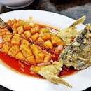 Sweet And Sour Sea Bass Fish (SGD $25) @ Putian Flavour Food.