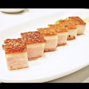 Roasted Crispy Pork Cubes (SGD $12) @ Peach Garden Restaurant.