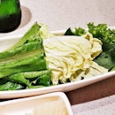 Assorted Vegetable Platter (SGD $10 Half Portion) @ Hai Di Lao.