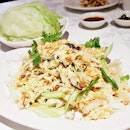 Crab Meat & Scrambled Eggs With Lettuce (SGD $18) @ Beng Thin Hoon Kee.